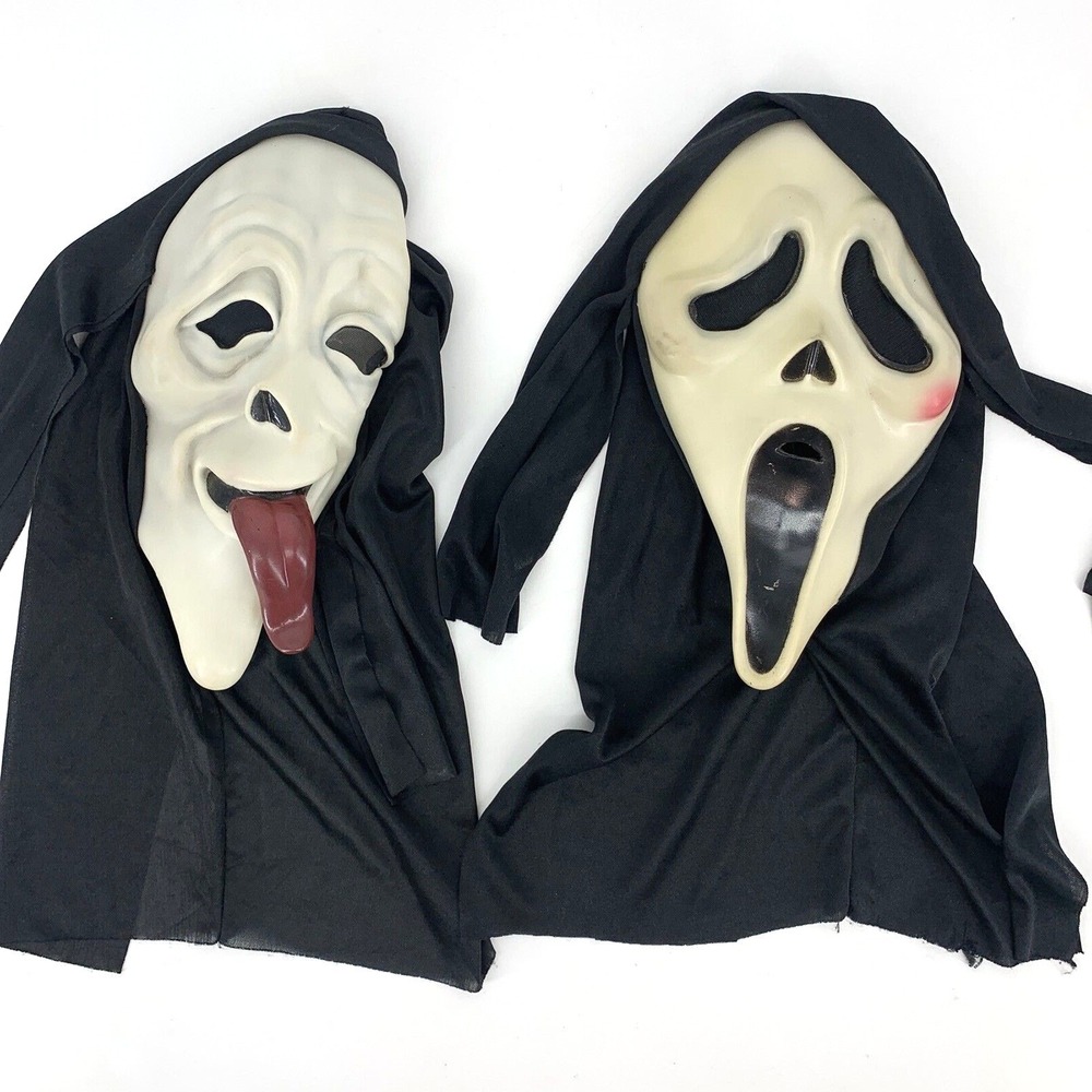 Ghostface Scream Mask Vintage Fun World Easter Unlimited Scary Movie Wassup Lot
